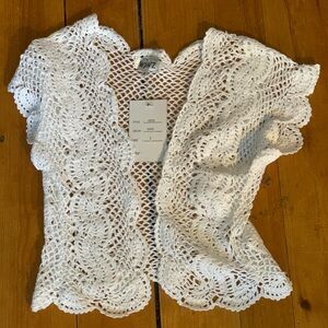 Crochet Shrug Open Top